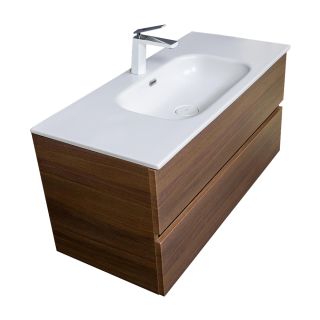 Тумба под раковину Armadi Art Vallessi 100см дуб тёмный 837-100-D